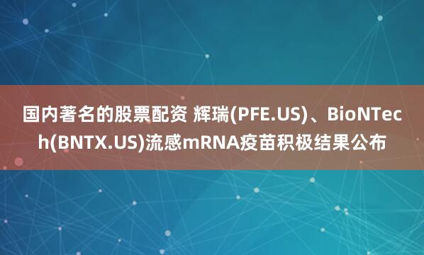 国内著名的股票配资 辉瑞(PFE.US)、BioNTech(BNTX.US)流感mRNA疫苗积极结果公布