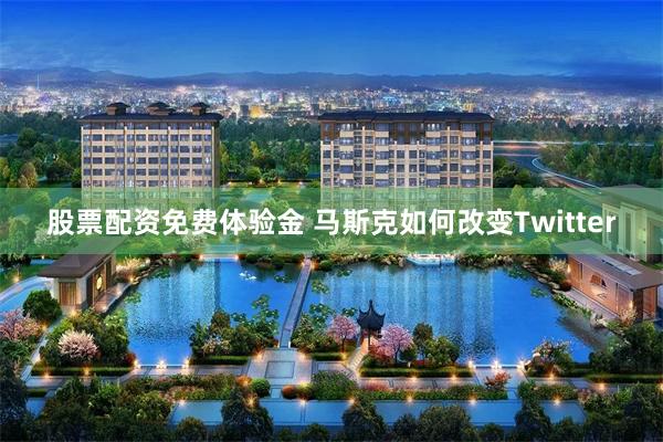 股票配资免费体验金 马斯克如何改变Twitter