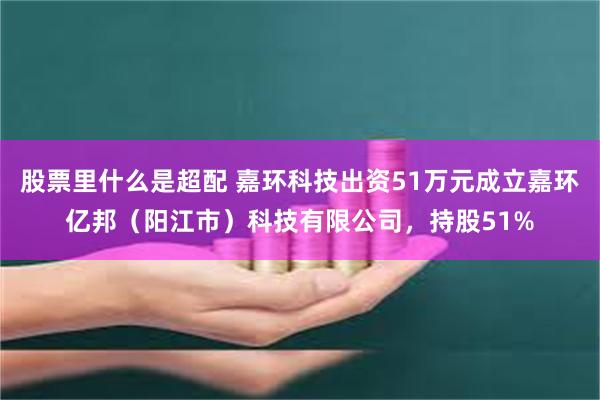 股票里什么是超配 嘉环科技出资51万元成立嘉环亿邦（阳江市）科技有限公司，持股51%