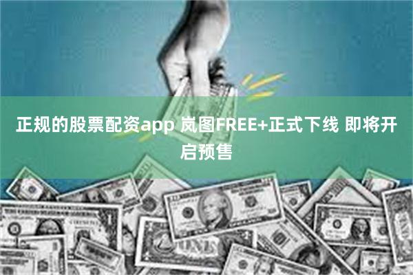正规的股票配资app 岚图FREE+正式下线 即将开启预售